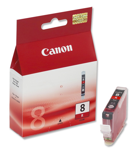 Чернильный картридж Canon CLI-8R (red, красный)