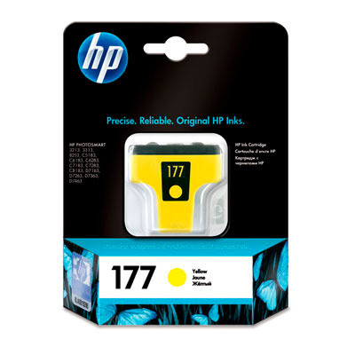Чернильный картридж HP No. 177 Yellow для PhotoSmart 8253/3213/3313/D7163/D7363/C5183
