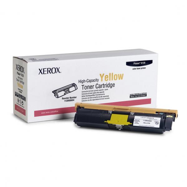 Тонер-картридж Xerox Phaser 6120 Yellow, 4500стр.