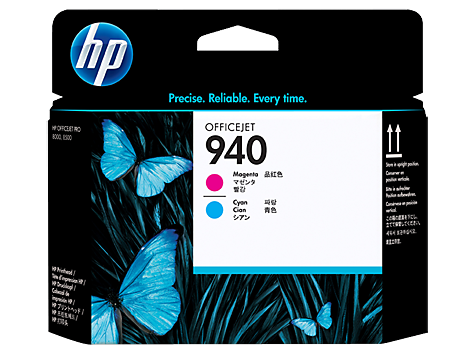 Печатающая головка HP 940, Officejet Pro 8000/8500, Magenta and Cyan