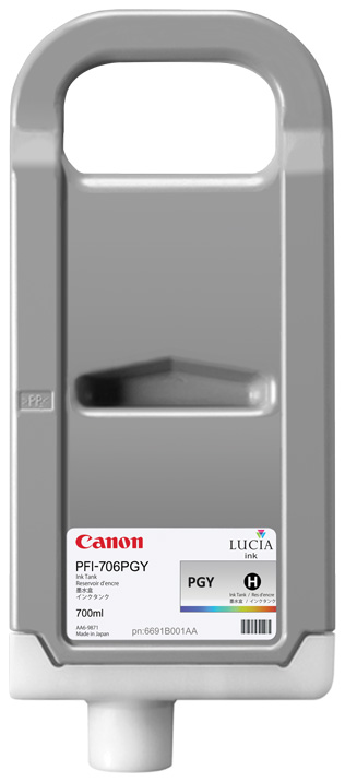 Чернильный картридж Canon PFI-706 PGY, iPF 8400/9400, Photo Grey