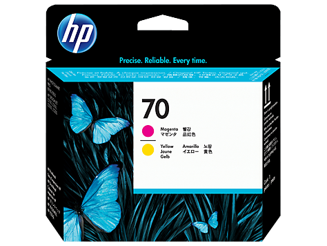 Печатающая головка HP No. 70, Designjet Z2100/Z3100, Magenta and Yellow