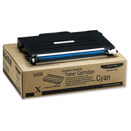 Тонер-картридж Xerox Phaser 6100 Cyan, 2000стр.