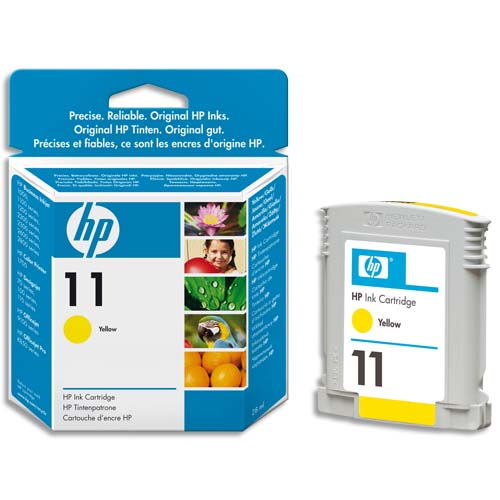 Чернильный картридж HP No. 11 for 1100/2600/2200/2300/9110/9120/9130, Yellow, 28ml