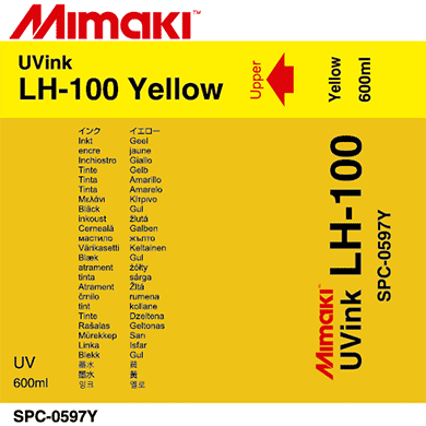 Ответждаемые UV чернила Mimaki SPC-0597Y, Yellow, 600ml