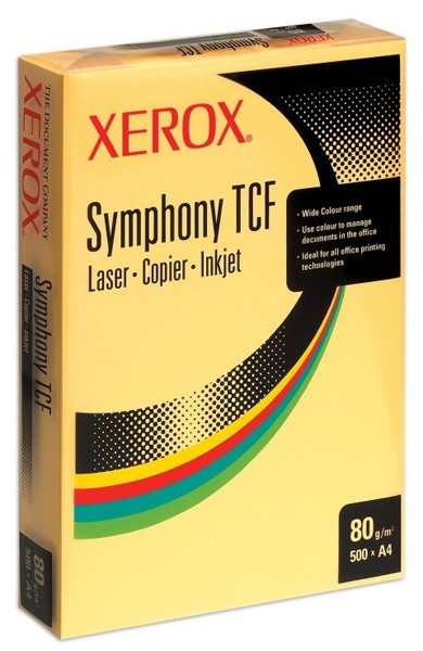 Бумага XEROX  Citron Yellow (Symphony TCF) A4, 80г/м2 , 500 листов