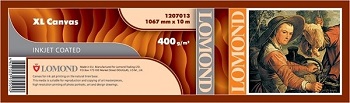 Холст Lomond XL Natural Canvas Dye, рулон A0+ ,1067 мм(42"), 400 мкм,350 г/м2, 10 м