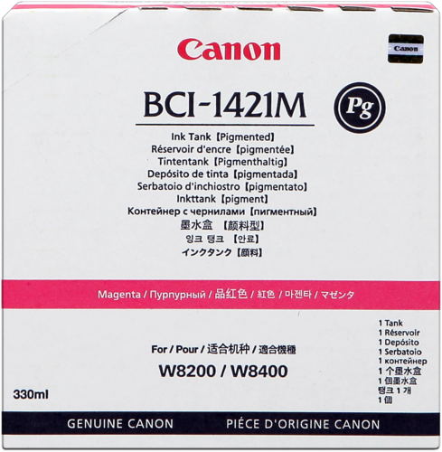 Чернильный картридж Canon BCI-1421M (пурпурный), для W8200, W8400