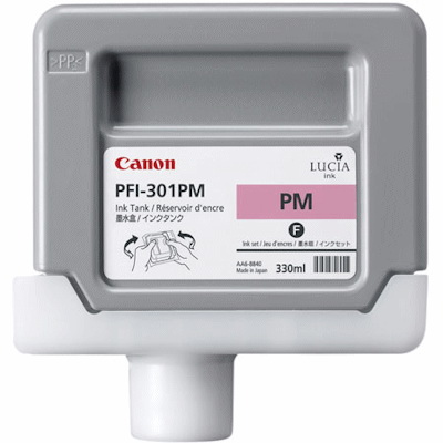 Чернильный картридж Canon, PFI-301PM, iPF 8000/9000, Photo Magenta