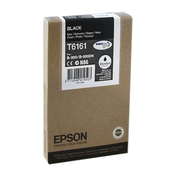 Чернильный картридж T6161 Epson B300/500, черный