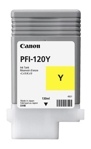 Чернильный картридж PFI-120 Yellow (130 мл для ТМ-серии)