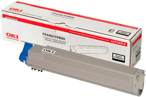 Тонер-картридж Oki C9600/C9800 Black, 15000 стр.