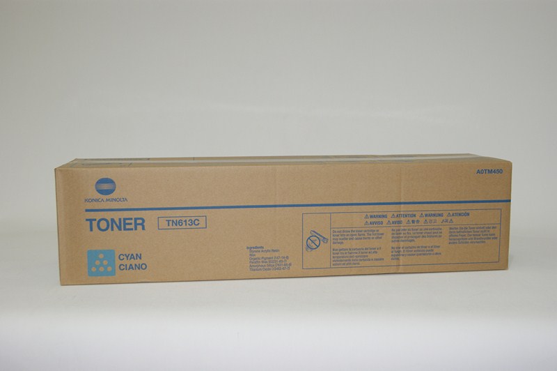 Тонер-картридж Konica-Minolta Bizhub C452/C552 type TN-613C Cyan, 30 000стр.