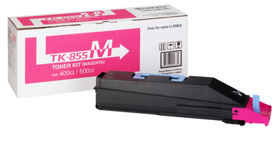 Тонер-картридж Mita Kyocera TASKalfa400ci/500ci type TK855 Magenta, 18000 стр.