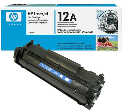 Тонер-картридж черный HP 12A LaserJet 1010/12/15/20/22/ 3015/20/30 , 2000 стр.
