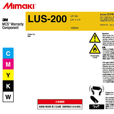 UV чернила Mimaki LUS20-W-BA-1, White, 1000ml