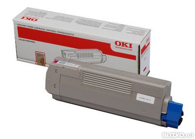 Тонер-картридж желтый OKI MC860, 10000 стр.
