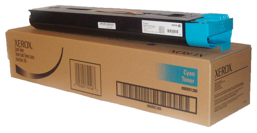 Тонер-картридж голубой для Xerox 700/C75 (cyan)