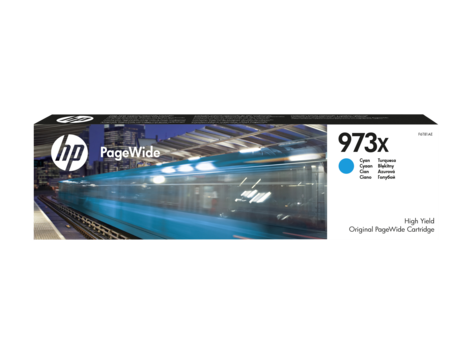 Чернильный картридж HP 973X Cyan (голубой) для PageWide Pro 452dw/477dw