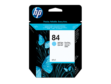 Чернильный картридж HP No. 84 Light Cyan, DesignJet 10ps/20ps/50ps/120ps, 69ml