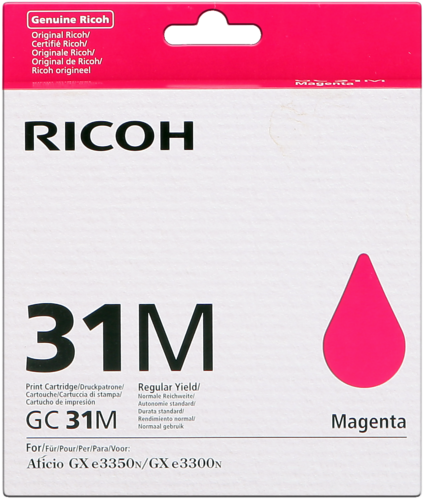 Чернильный картридж Ricoh GC-31M (пурпурный, 1560стр.)