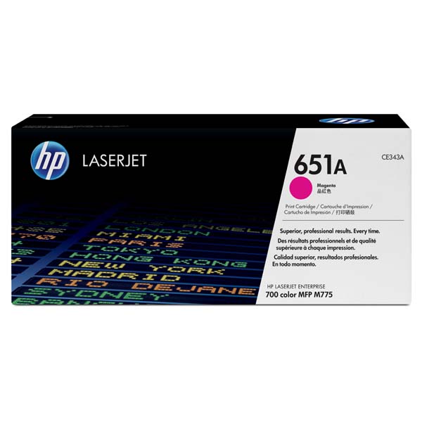 Тонер-картридж пурпурный HP 651A Color LaserJet Enterprise 700 M775, 16000стр.