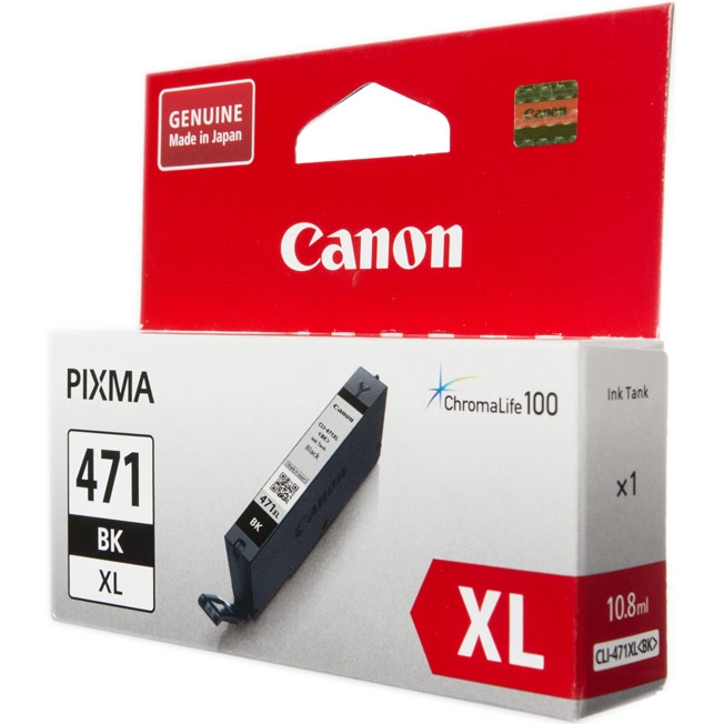 Чернильный картридж Canon CLI-471XL BK Black (черный) для PIXMA MG5740/6840/7740