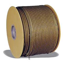 Металлические пружины в бобине Wireline, серебрянные, D 9.5 мм (3/8) 44000 петель