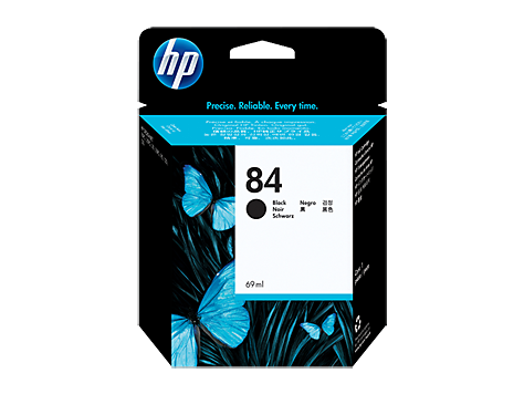 Чернильный картридж HP DesignJet 10PS/20PS/50PS, #84, Black, 69ml
