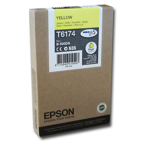 Чернильный картридж Epson for Stylus B500/510, High Capacity Yellow
