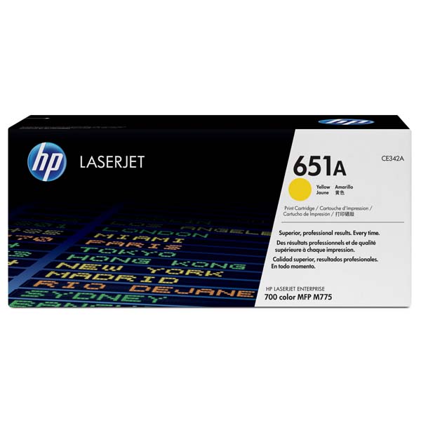 Тонер-картридж желтый HP 651A, Color LaserJet Enterprise 700 M775, 16000стр.