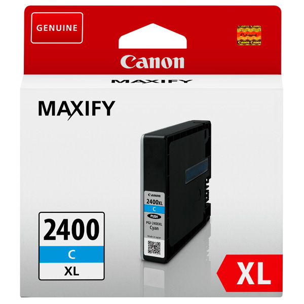 Чернильный картридж Canon PGI-2400C XL Cyan (голубой, увеличенной емкости) для MAXIFY iB4040/4140 и MB05040/5440