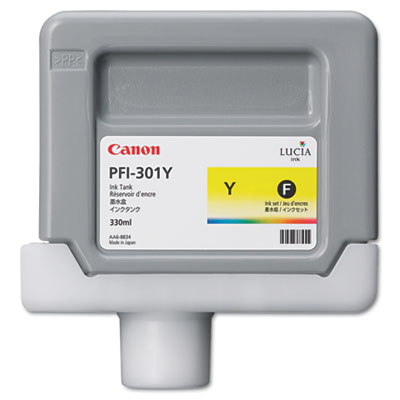 Чернильный картридж Canon, PFI-301Y, iPF 8000/9000, Yellow