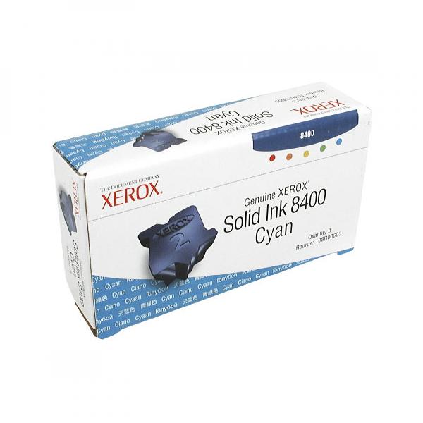 Чернильный картридж Xerox голубой, набор из 3-х картриджей, для Phaser-8400, 3400 стр.