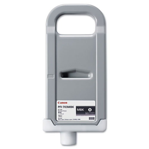 Чернильный картридж Canon PFI-703MBK (матовый черный, 700 мл)