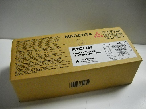Тонер-картридж Ricoh AficioMPC6000/7500 type MPC7500E Magenta, 21600стр.