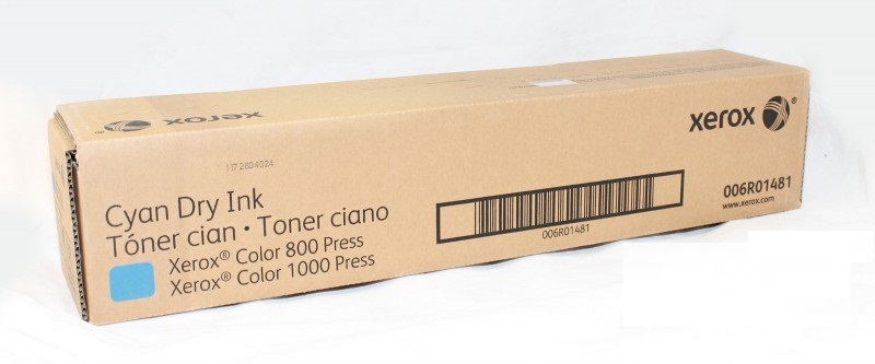 Тонер голубой (cyan) для Xerox Color 800/1000