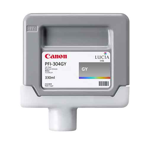 Чернильный картридж Canon PFI-304 GY, iPF8300/8300S, серый