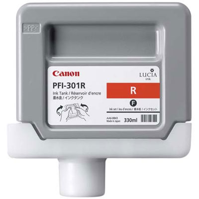 Чернильный картридж Canon, PFI-301R, iPF 8000/9000, Red