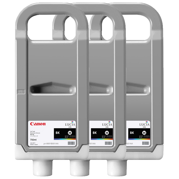 Картридж Canon (PFI-707 BK) 3шт.*700 мл, Black