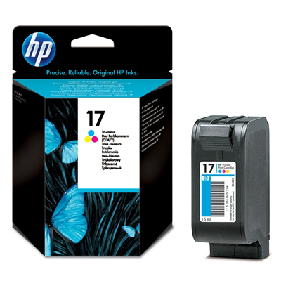 Чернильный картридж HP Deskjet 816/825/840/842/843/845, #17, Color, 15ml