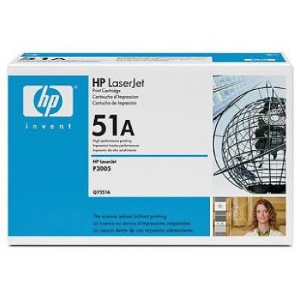 Тонер-картридж HP 551A, LJ P3005/M3027MFP/M3035MFP, 6500 стр.