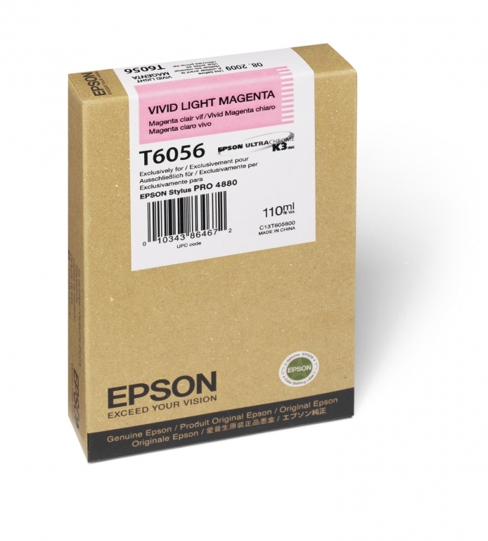 Чернильный картридж T6056 Epson Stylus Pro 4880, светло-пурпурный, 110 мл