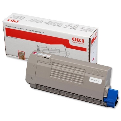 Тонер-картридж белый для принтера OKI C711WT