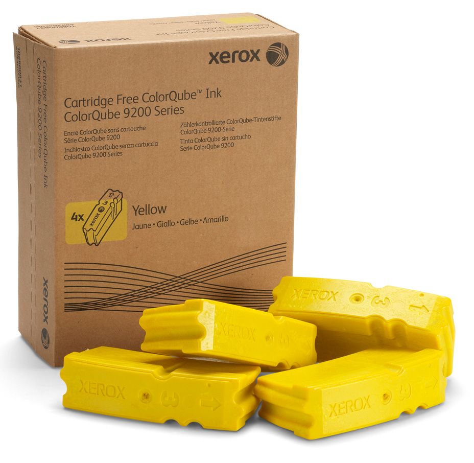 Чернильный картридж желтый XEROX набор из 4-х картриджей, CQ 9201/9202/9203/9301/9302/9303, 9250cтр.