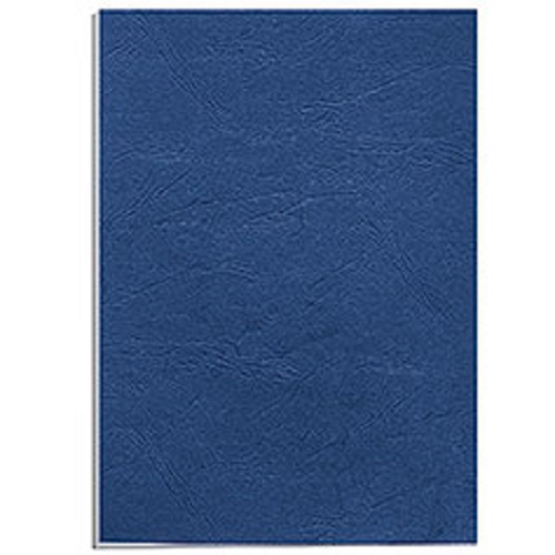 Обложки Fellowes Delta картон, непрозрачные, синие (blue), под кожу, A4, 270г, 100 шт.