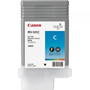Чернильный картридж Canon PFI-101, iPF 5000/5100/6100/6200, CYAN