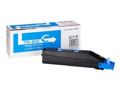 Тонер-картридж Mita Kyocera TASKalfa400ci/500ci type TK855 Cyan, 18000 стр.