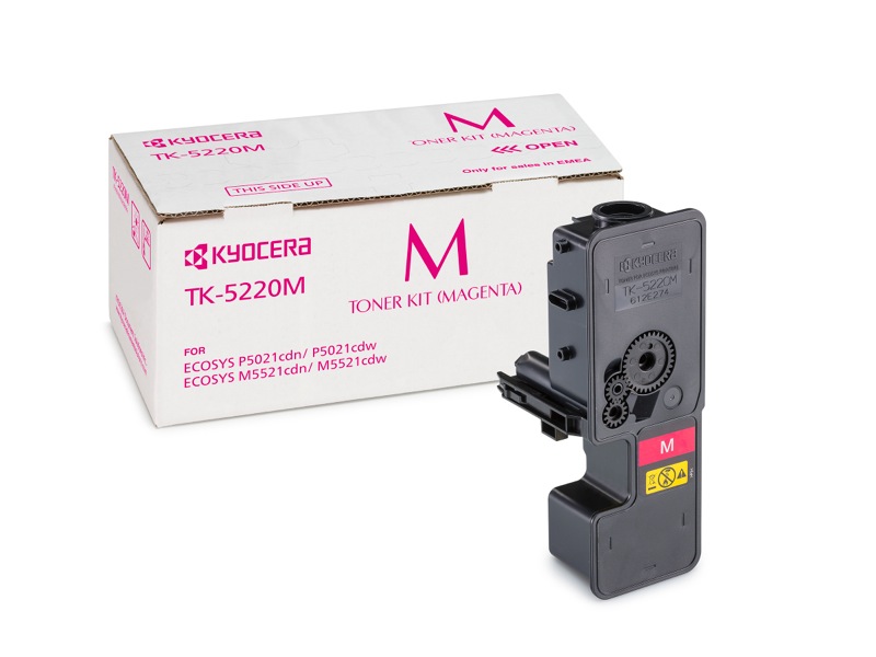 Тонер-картридж Kyocera TK-5220M Magenta (пурпурный) для P-5021cdn/cdw/M-5521cdn/cdw