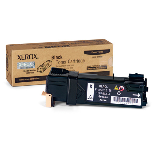 Тонер-картридж Xerox Phaser 6125 Black, 2000стр.